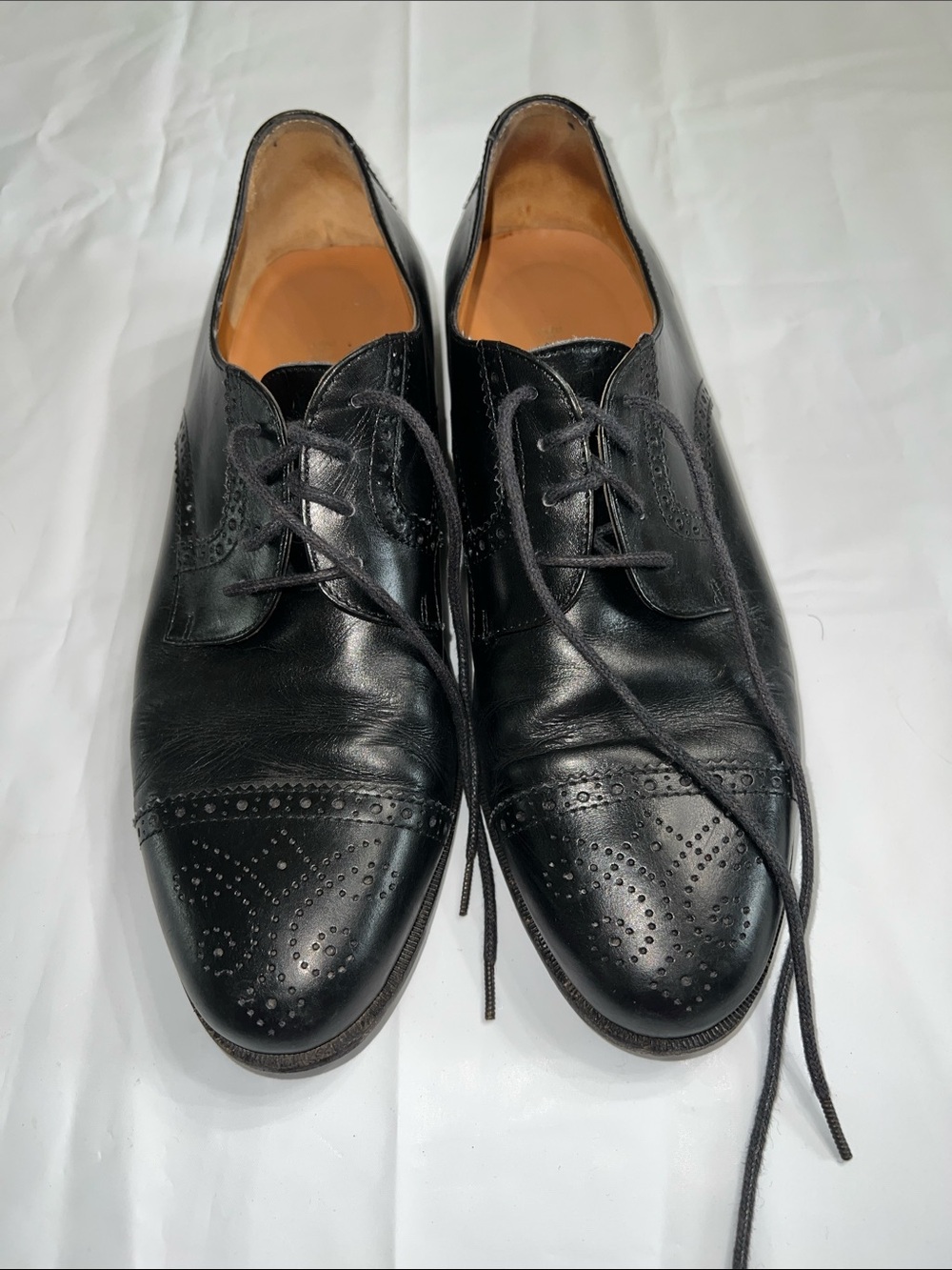 Ralph Lauren Polo Italian Leather Wingtip Derby Shoes
